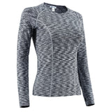 Nooz Women's Dry Fit Athletic Compression Long Sleeve Shirt, compression