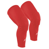 Nooz Compression Long Knee Sleeves w/ Honeycomb Padding