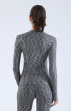 Nooz Women's Dry Fit Athletic Compression Long Sleeve Shirt