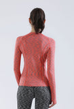 Nooz Women's Dry Fit Athletic Compression Long Sleeve Shirt