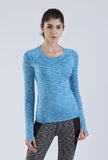 Nooz Women's Dry Fit Athletic Compression Long Sleeve Shirt