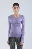 Nooz Women's Dry Fit Athletic Compression Long Sleeve Shirt