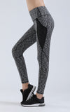 NOOZ High Waisted Opaque Yoga Leggings with Side Pockets for Women