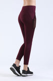 NOOZ High Waisted Opaque Yoga Leggings with Side Pockets for Women