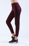 NOOZ High Waisted Opaque Yoga Leggings with Side Pockets for Women