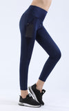NOOZ High Waisted Opaque Yoga Leggings with Side Pockets for Women