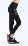 NOOZ High Waisted Opaque Yoga Leggings with Side Pockets for Women