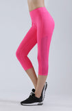 NOOZ High Waisted Opaque Yoga Leggings with Side Pockets for Women - Slim, Capris