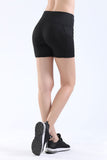 NOOZ High Waisted Opaque Shorts with Side Pockets for Women - Slim