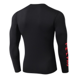 PEPEPEACOCK Men's Baselayer Long Sleeve T Shirts with Pocket