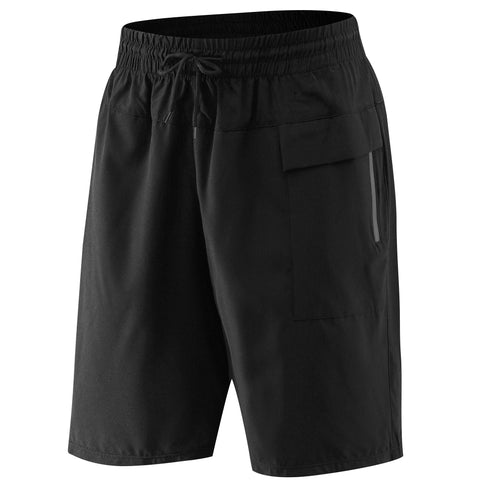 PEPEPEACOCK Men's Athletic Running Shorts with Pockets and Zip Front Pocket