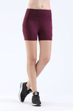 NOOZ High Waisted Opaque Shorts with Side Pockets for Women - Slim