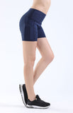 NOOZ High Waisted Opaque Shorts with Side Pockets for Women - Slim