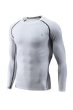 Men's Compression Baselayer Long Sleeve T Shirts, compression