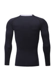 Men's Compression Baselayer Long Sleeve T Shirts, compression