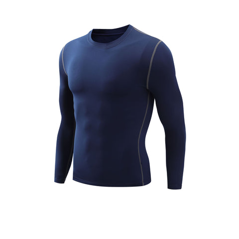 CompressionZ Men's Short Sleeve Compression Shirt - Athletic Base Layer  Navy : : Clothing, Shoes & Accessories