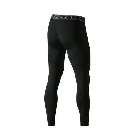 CompressionZ Men's Compression Pants W/ Pockets - Dark Gray - Dark Gray XL